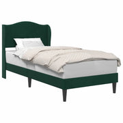 Letto singolo | Letto per adulti | Struttura del letto Verde Scuro 100 x 200 cm Velluto