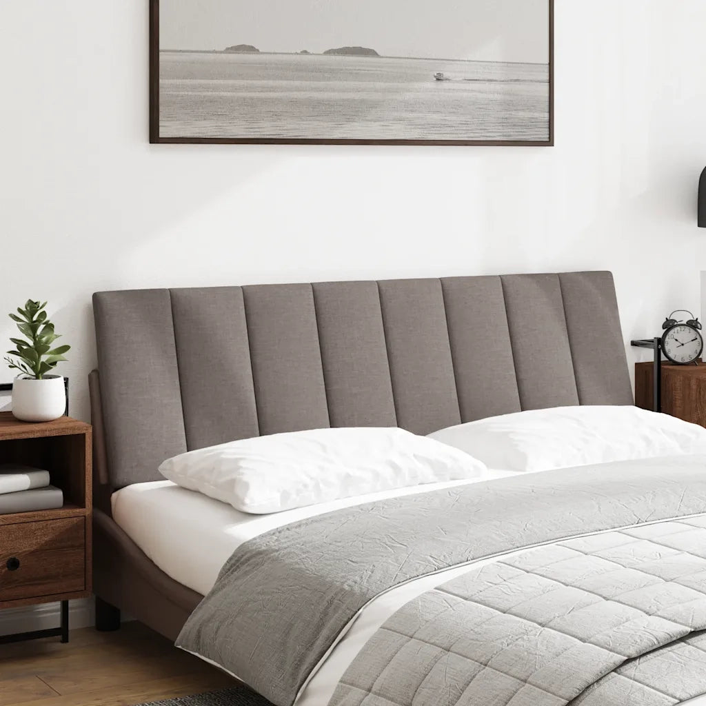 Cuscino Testiera Hanko Tortora 160 cm in Tessuto 4019174