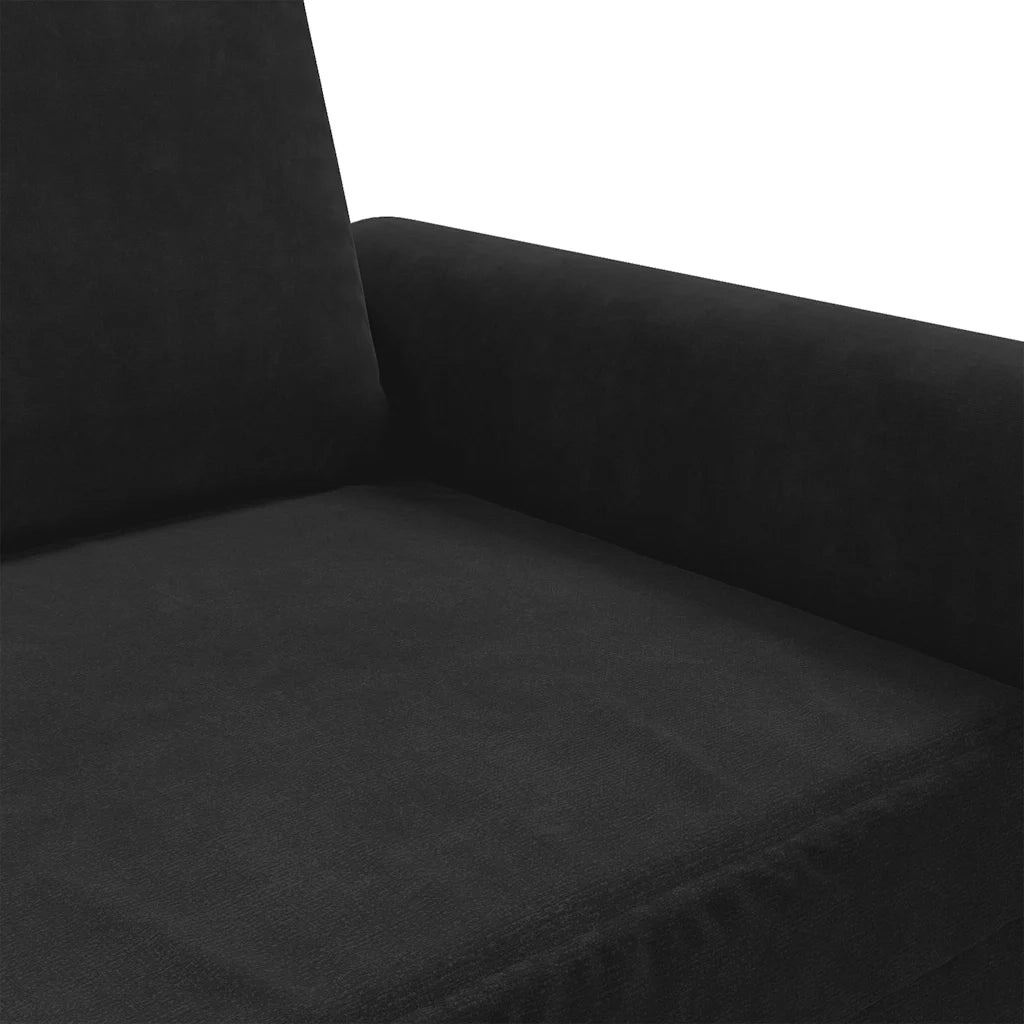 Divano Sedia-Poltrona Nero 60 cm Velluto 661640
