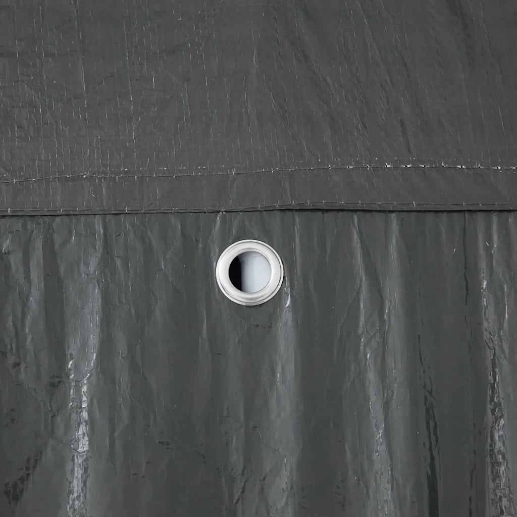 Tenda Party Antracite 400 x 400 x 266 cm Polietilene e Acciaio 42003423