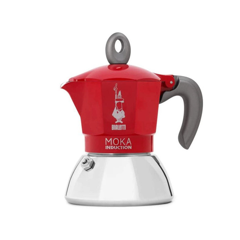 Caffettiera Moka Induction Rossa Tz 4 Bialetti