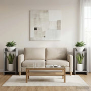 Supporto per piante 2 pcs Sonoma grigia 30 x 30 x 60 cm 899605