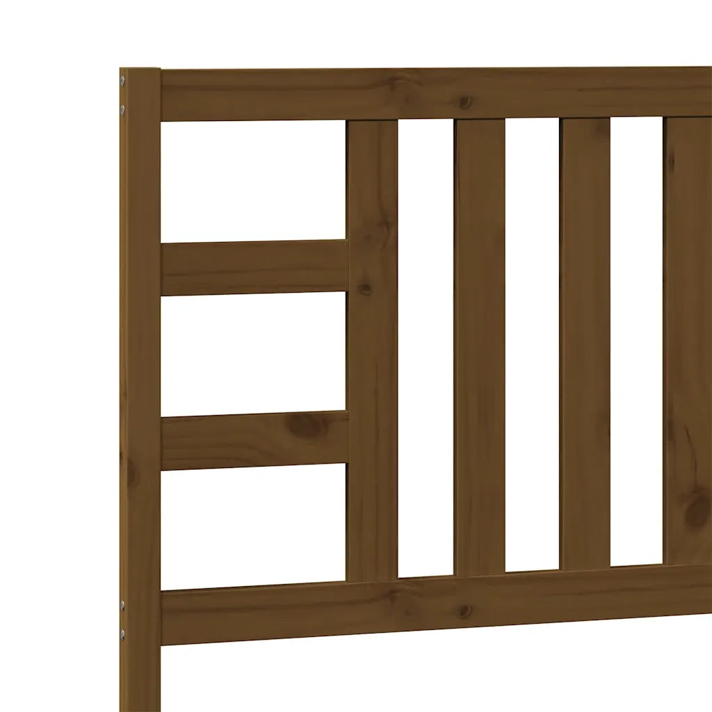 Testiera per Letto Ambra 96x4x100 cm in Legno Massello di Pino 817823