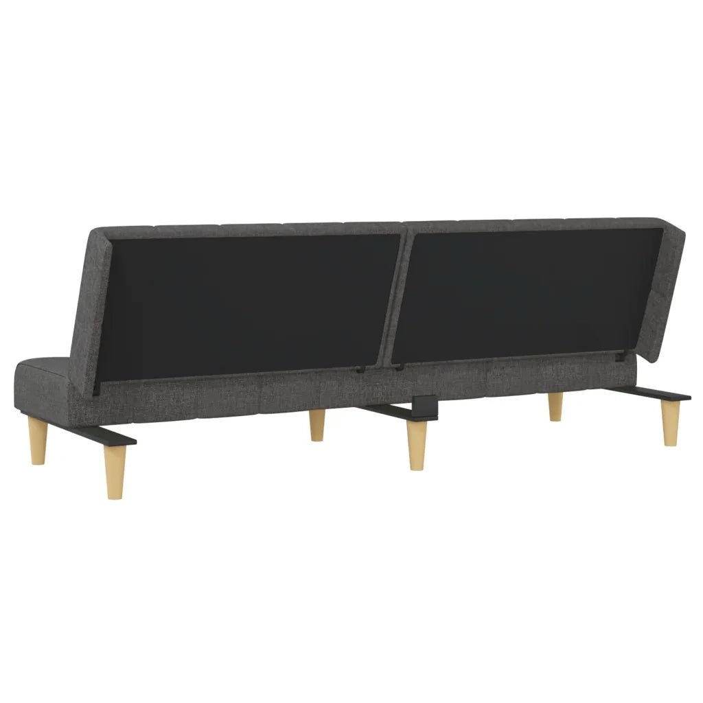 Divano Letto a 2 Posti-Sofa Letto 2 Posti-Daybed Grigio Scuro in Tessuto 882994