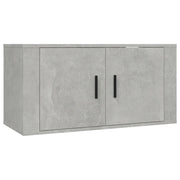 Mobile TV multimediale mensola TV credenza TV montaggio a parete adatto per sala da pranzo soggiorno camera da letto 80 x 34,5 x 40 cm grigio 02_0027805