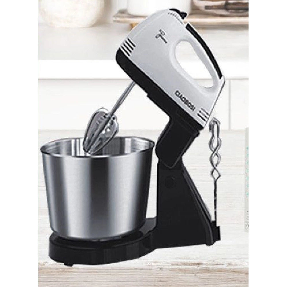 Trade Shop - Sbattiuova Frusta Sbattitore Elettrico Miscela 100w Con Secchio Acciaio Tx-8175 -