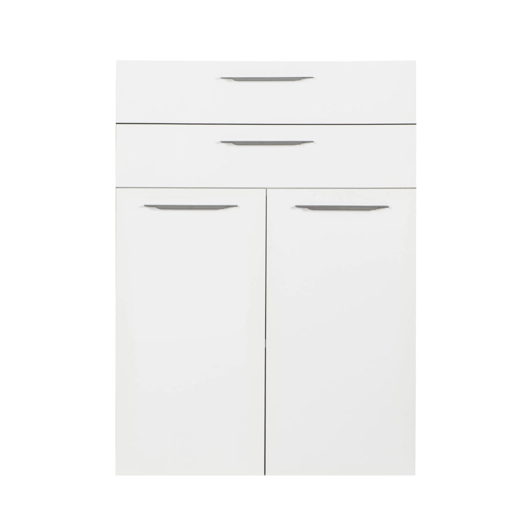 COPPIE ANTE E CASSETTI DISEGNO BIANCHE LACCATE