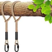 Telaio estensibile per sdraio e lettini a sospensione - 12 m corda per sdraio con anello di fissaggio (beige, 2 pezzi)