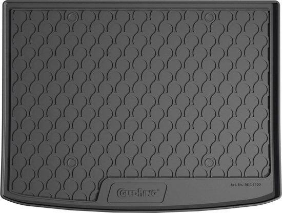 Matte per bagagliaio variabile alta con superficie in gomma per Audi A3 (8Y) Sportback 2020- con protezione per bagagliaio e gomma per proteggere il fondo del bagagliaio.