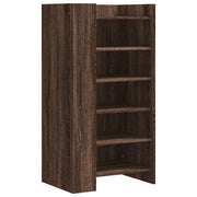 Scarpiera mobiletto portascarpe mobile ingresso/corridoio/soggiorno 52 x 37,5 x 100 cm marrone 02_0021629
