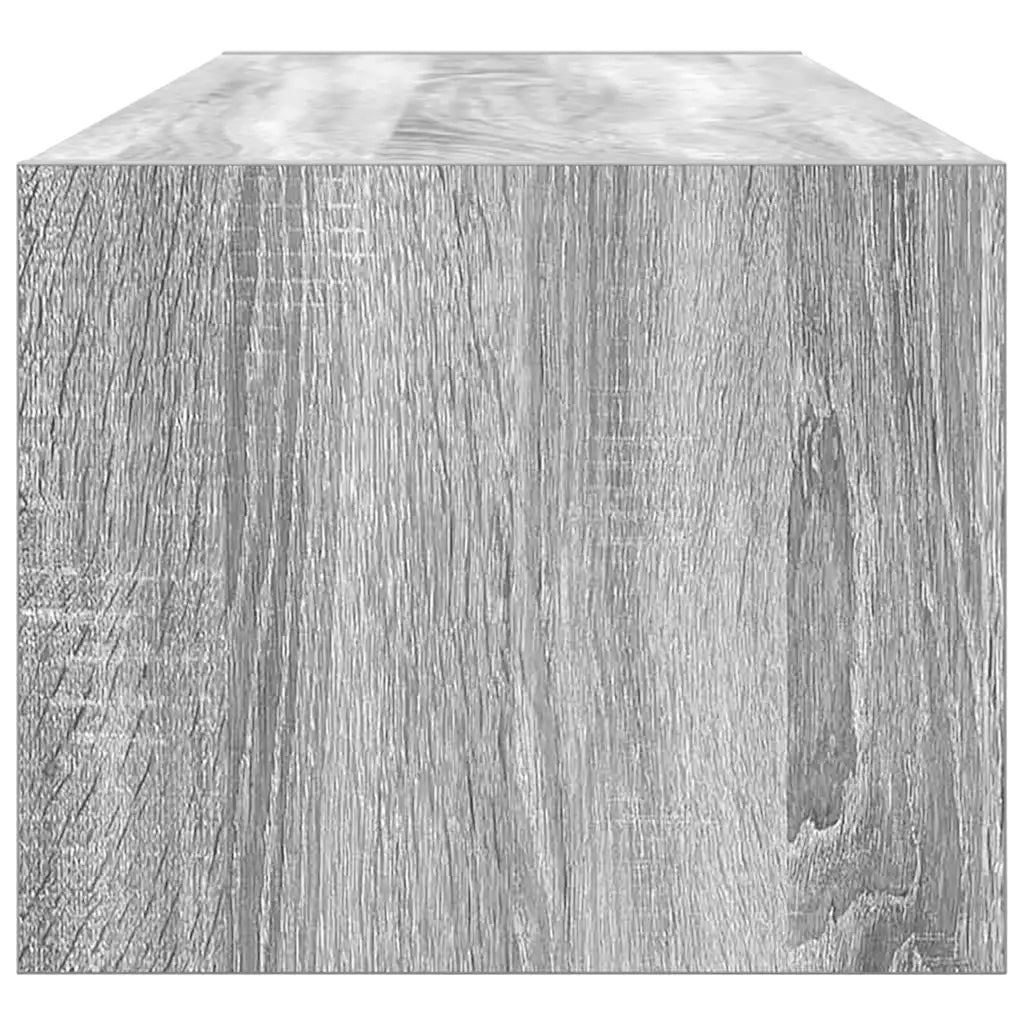 Mobile TV-Credenza TV-Console TV Grigio Sonoma 100x31x25,5 cm in Legno Multistrato