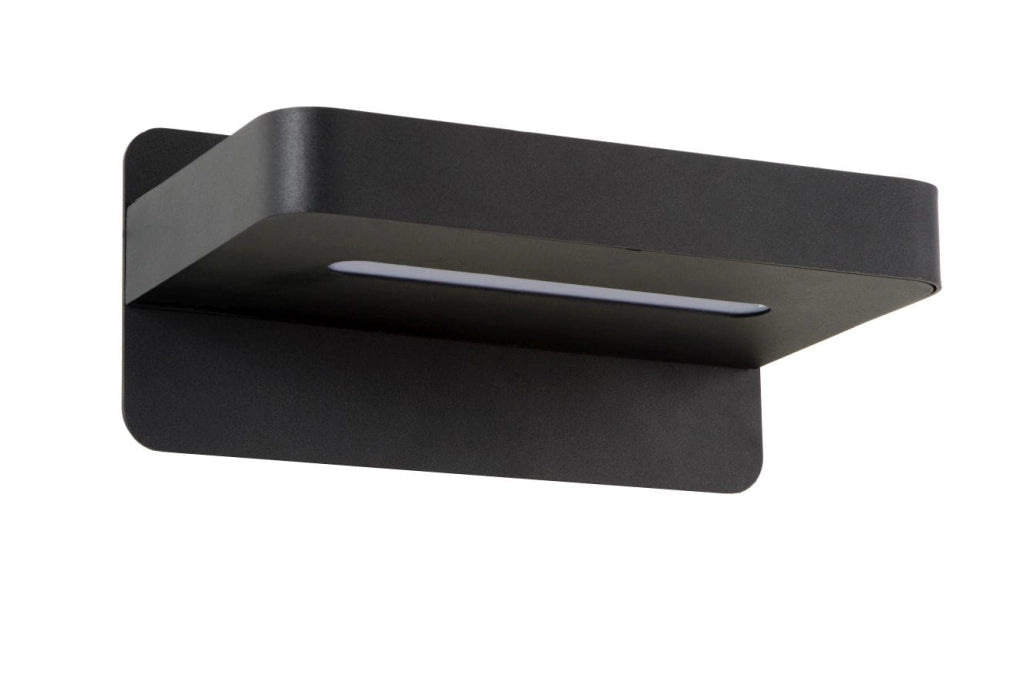 Applique Lucide Atkin LED 5W 2700K metallo nero/bianco