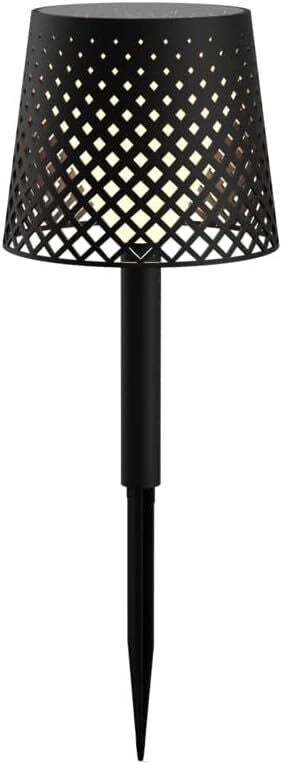 NewGarden LUMGRE080NXSWNW Greta Lampada Solare LED da Esterno 5 in 1 IP65 80 lm 3000K ricarica USB colore Nero