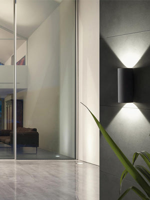 Applique da Esterno a LED 6W+6W 4000K Sovil Marrone