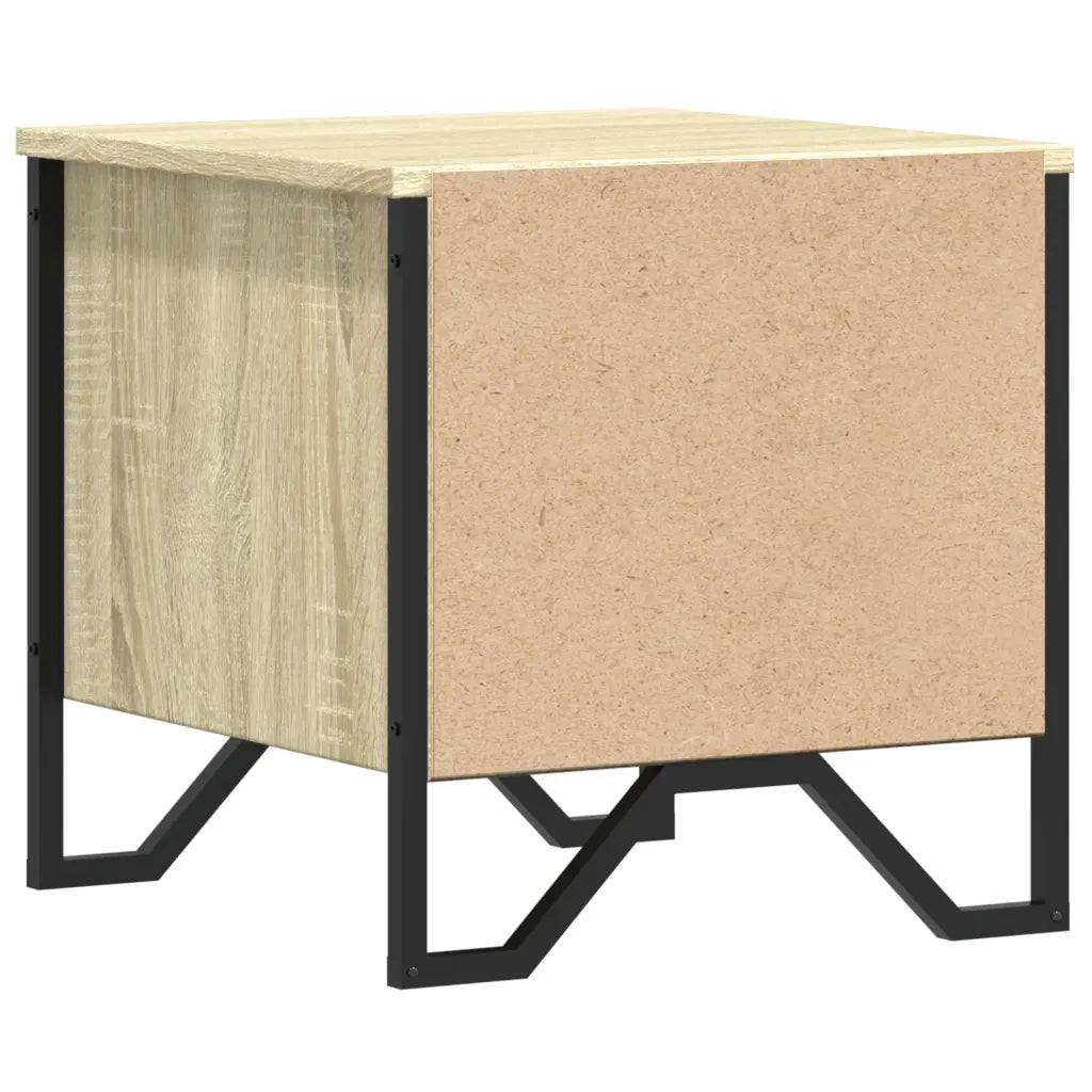 Comodini 2 pz Rovere Sonoma 40x41x40 cm in Legno Multistrato