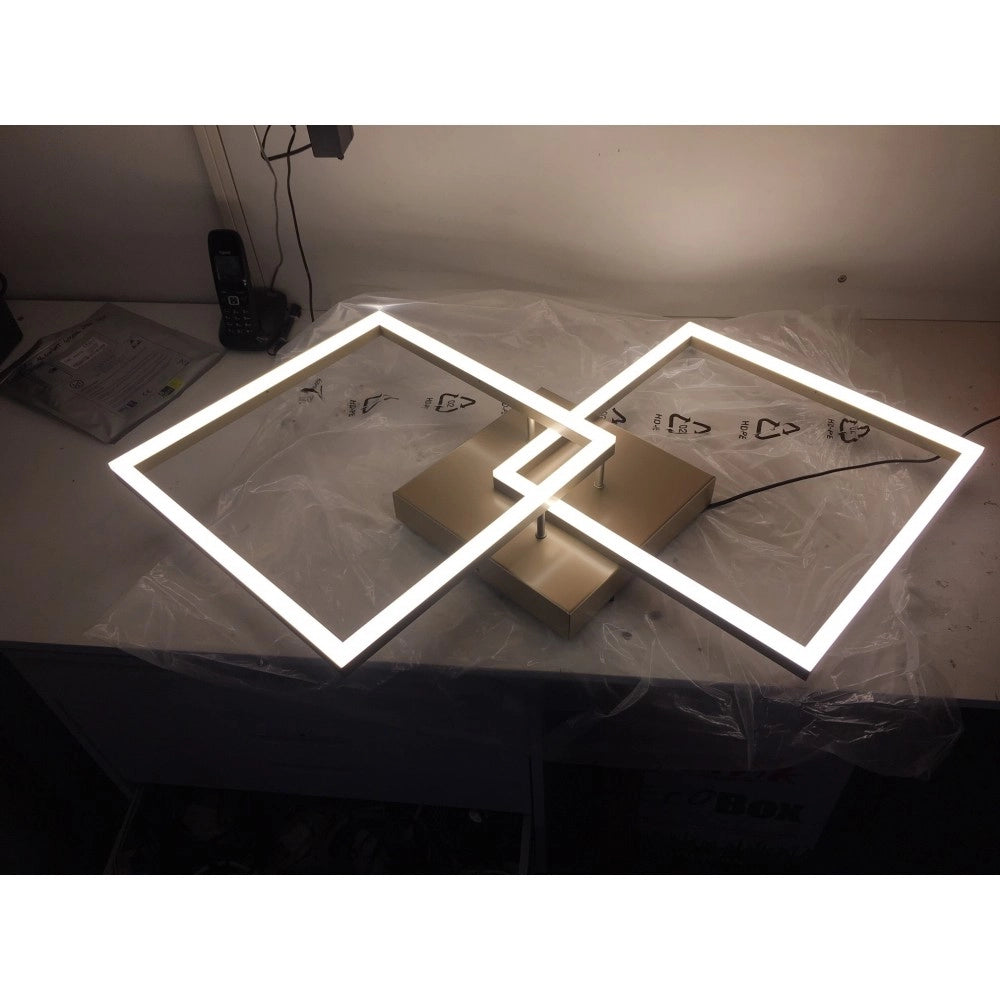 Plafoniera BARD a led moderna 52W Oro Opaco 3394-65-225 Fabas Luce