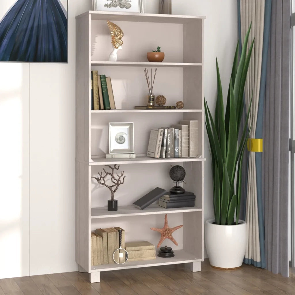 Credenza HAMAR in Legno Massello di Pino Bianca 3100939