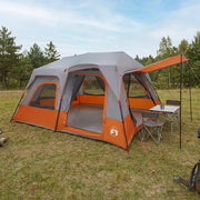 Tenda Istantanea Grigio e arancione 8 persone