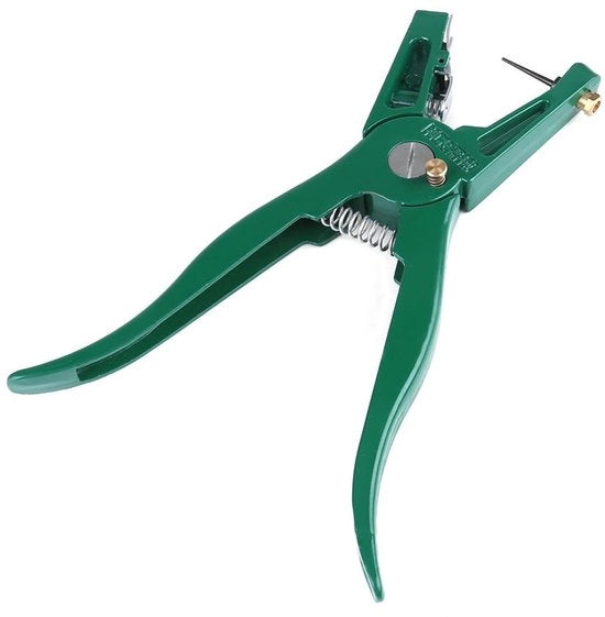 Applicatore di etichette - Materiale in acciaio di alta qualità - Maniglia antiscivolo - Penna di ricambio - Duraturo - Facile da utilizzare - Tastiera per etichette