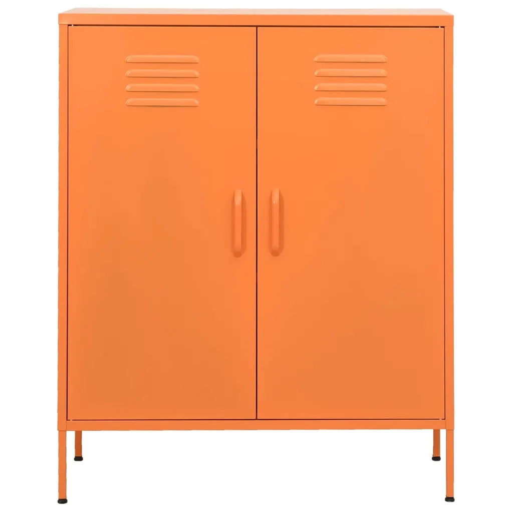 Armadietto Arancione 80x35x101,5 cm in Acciaio cod mxl 40777