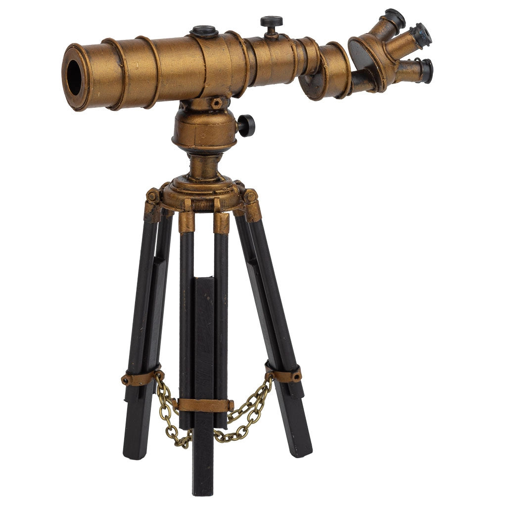 Telescopio in metallo marrone 20x11,5x23,5h