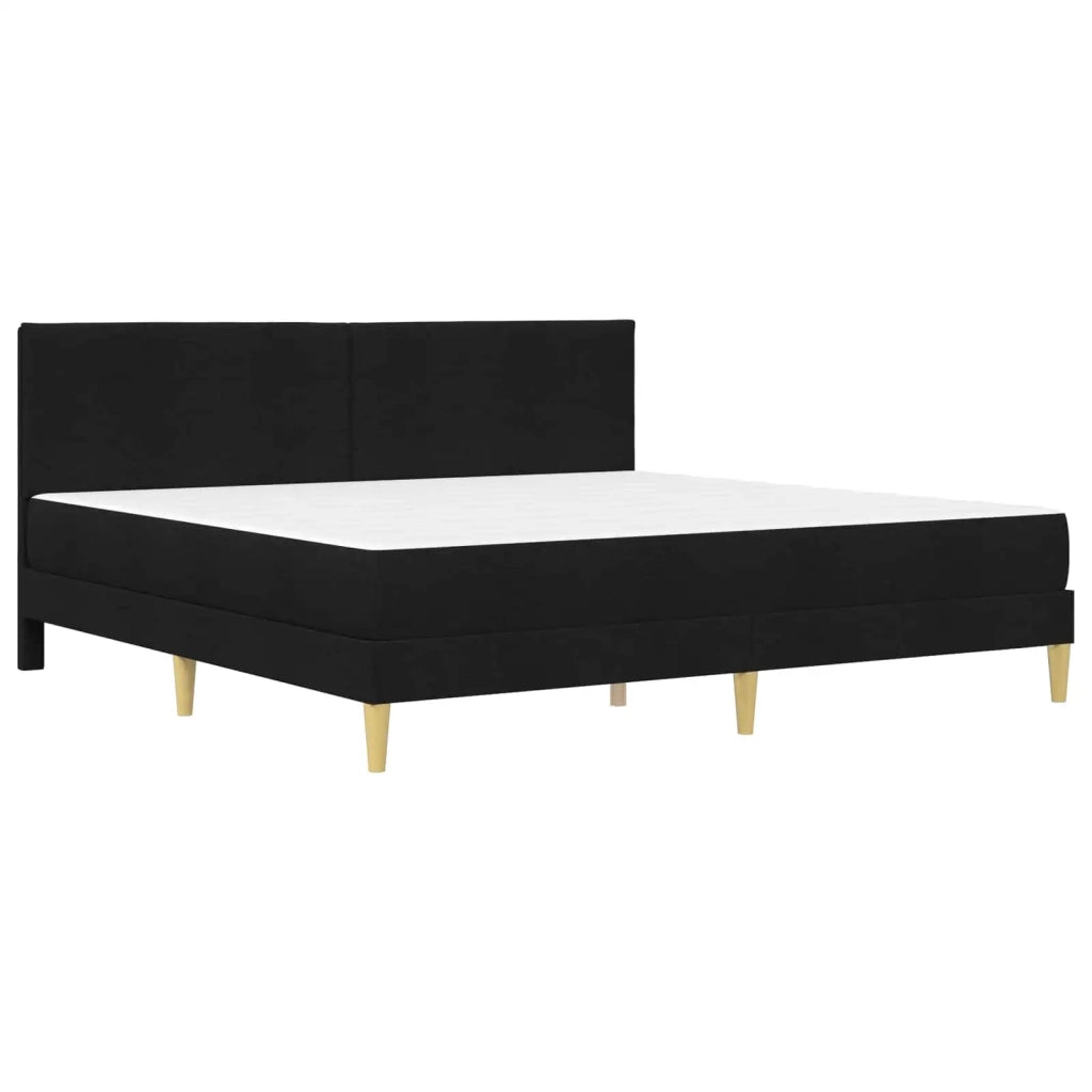 Struttura del letto Nero 180 x 200 cm Poliestere 3414971