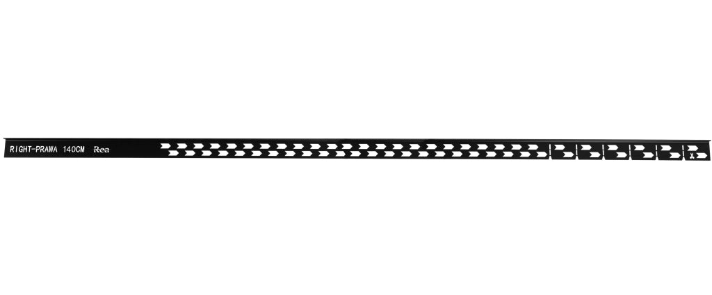 Profilo Doccia Pendenzato 140cm Black sinistra