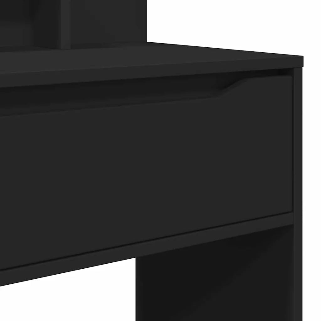 Tavoli da Trucco per Camera da Letto Nero 80 x 39,6 x 135 cm 888988