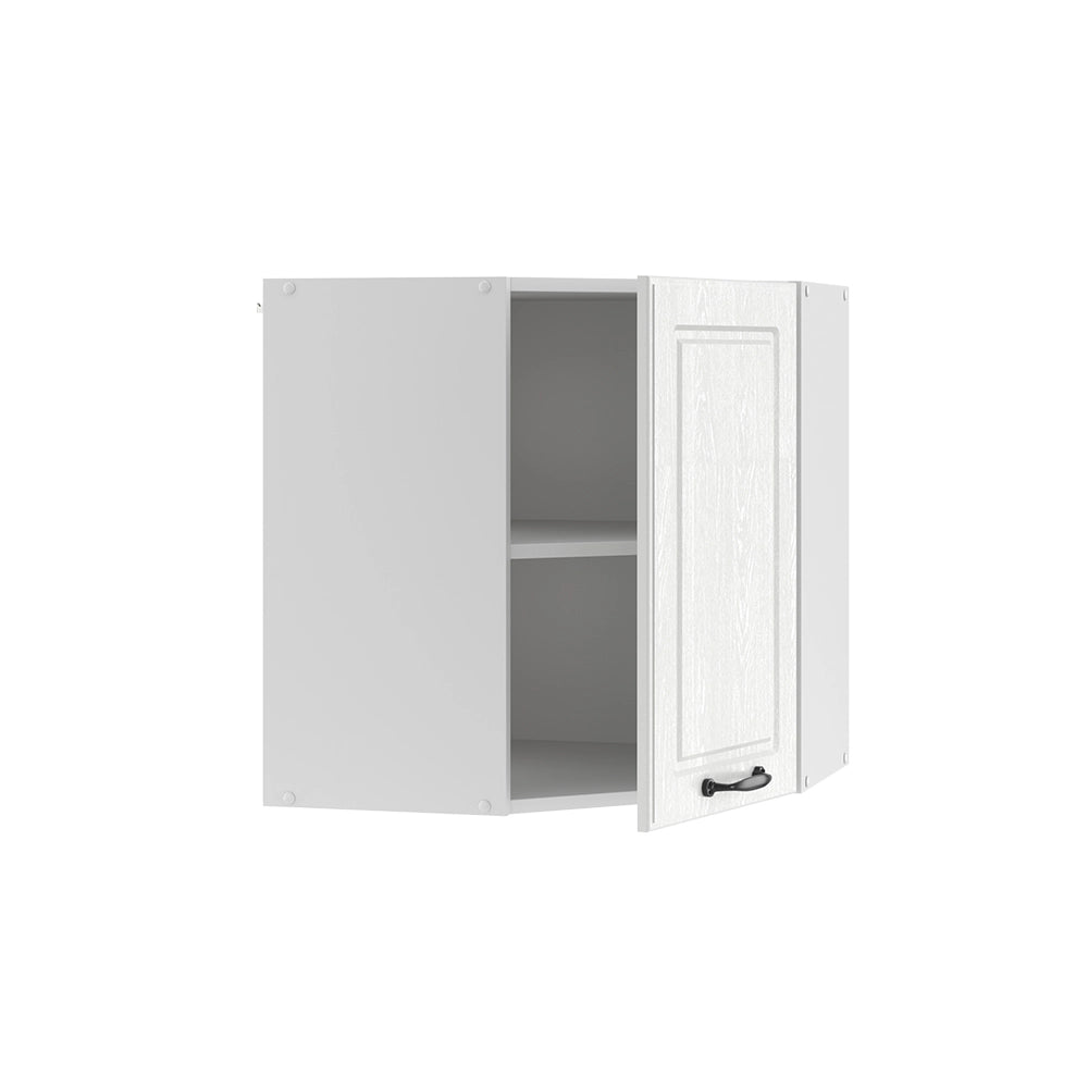 Vicco Mobile angolare da cucina Bianco casa di campagna 57 cm