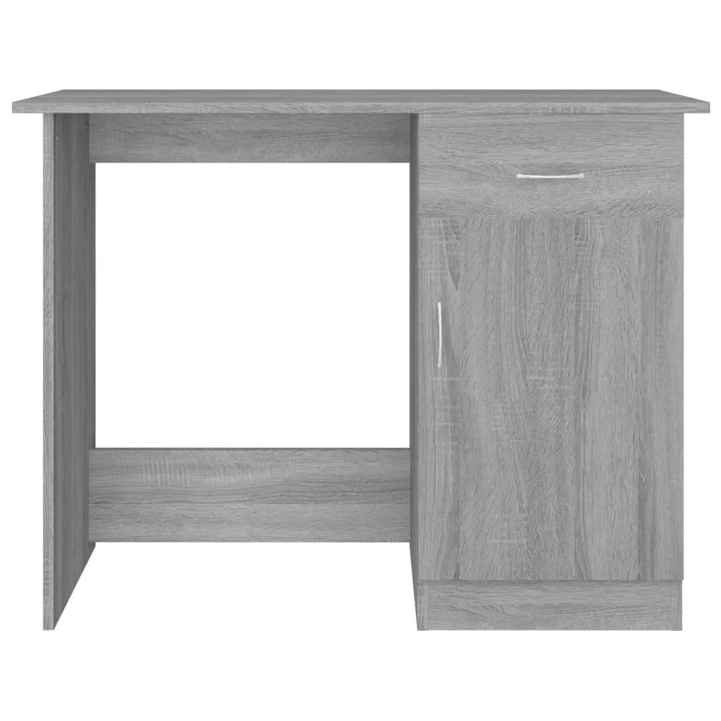 Scrivania | Tavolo da Ufficio Grigio Sonoma 100x50x76 cm in Legno Multistrato