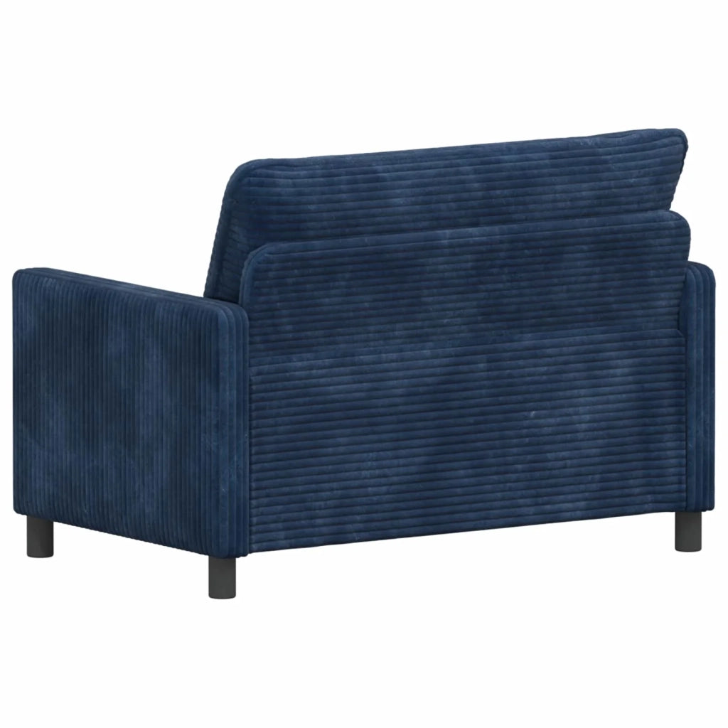 Divano Blu navy 126 x 81 x 87,5 cm Poliestere