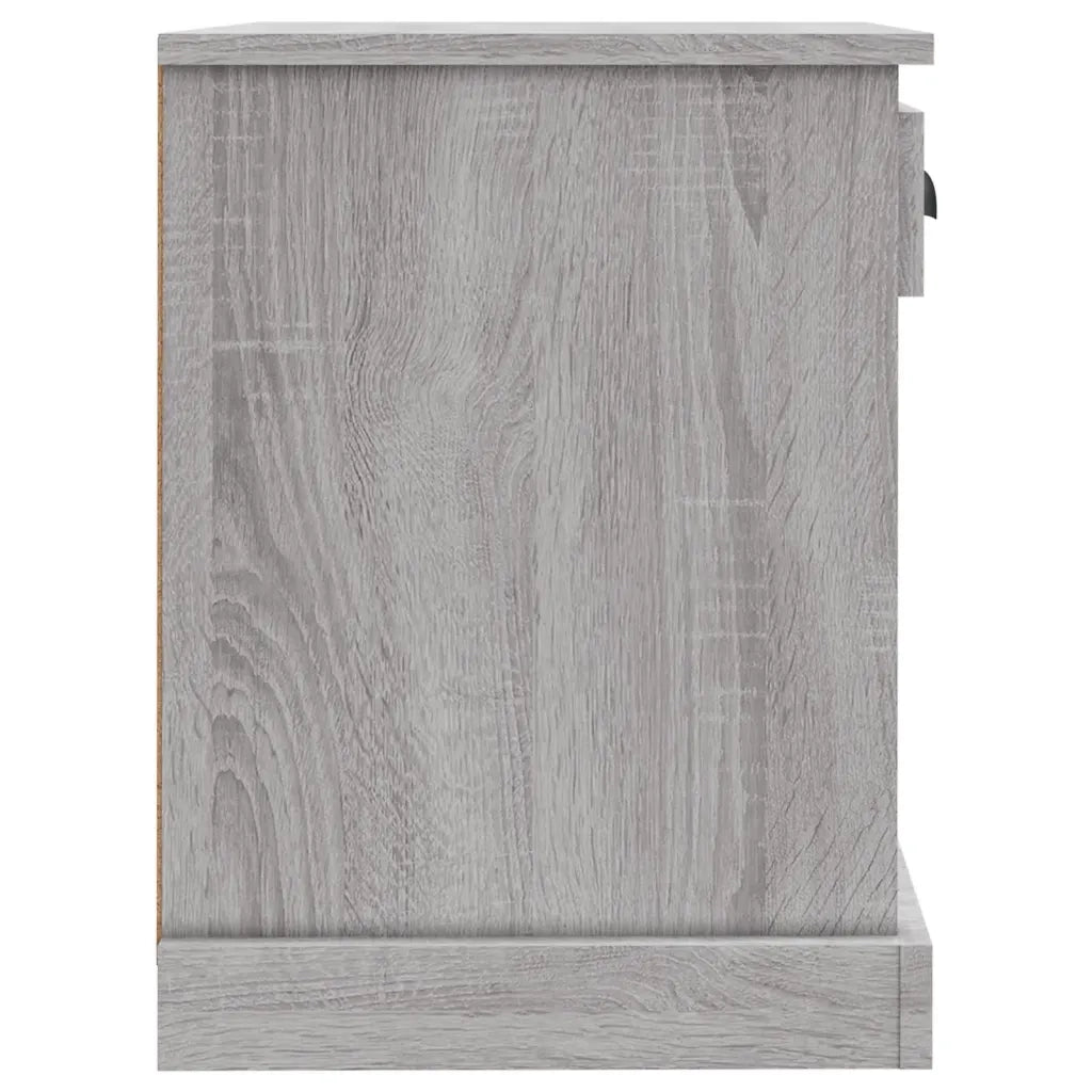 Set di 2 Comodini | Armadio da Notte | Mobiletto da notte Grigio Sonoma 43x36x50 cm