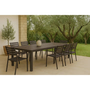 TAVOLO TELEX 200-300X100XH75CM TAUPE.