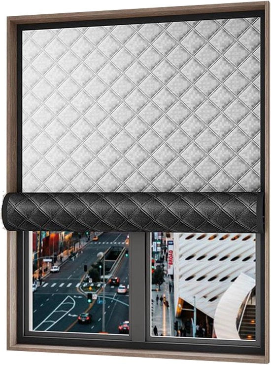 Gordini isolanti termici - 150 × 150 cm - Ripiegabili - Rinfrescanti in estate, riscaldanti in inverno - Lastra isolante antisismica - Facili da utilizzare - Adatti per camere da letto e salotti - Nero