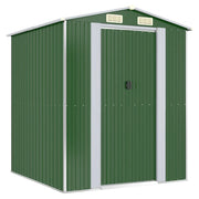 Capanno da Giardino-Casetta da Giardino Verde 192x191x223cm Acciaio Zincato