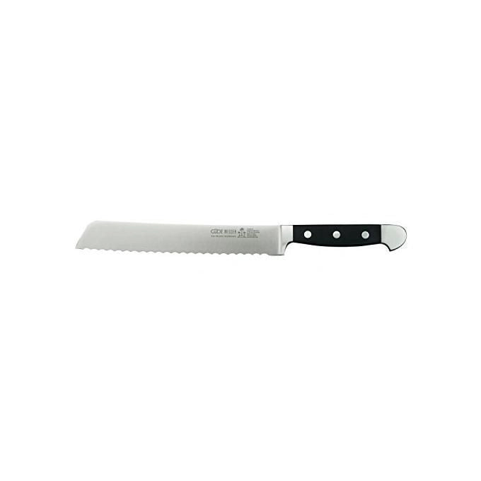Gude Alpha Coltello per Pane 21cm POM Nero 1430-21