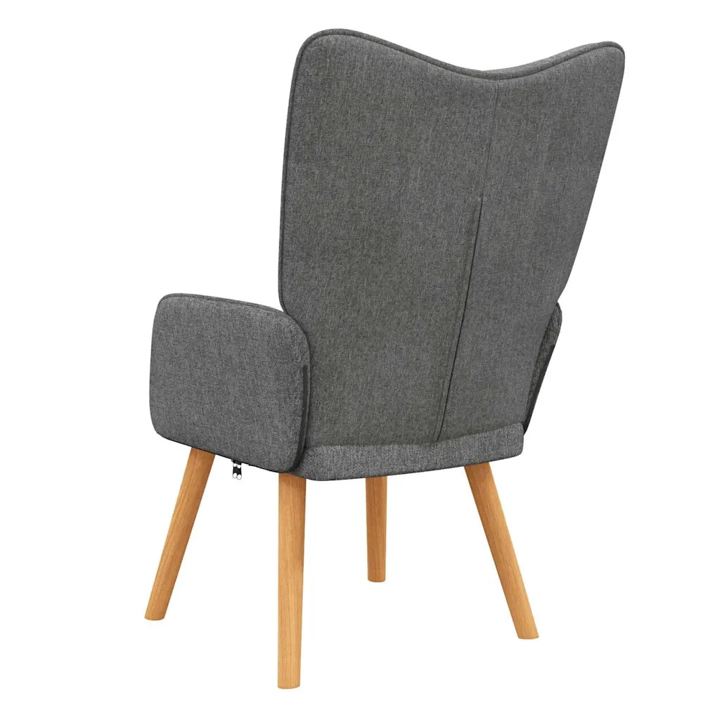 Divano Sedia-Poltrona Relax Grigio Scuro in Tessuto 414616