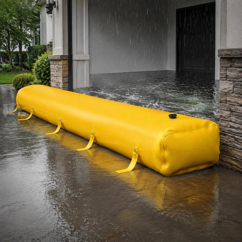 Flood Barrier/hydrobarrier 732 Cm Length X 30 Cm Height For Water Diversion