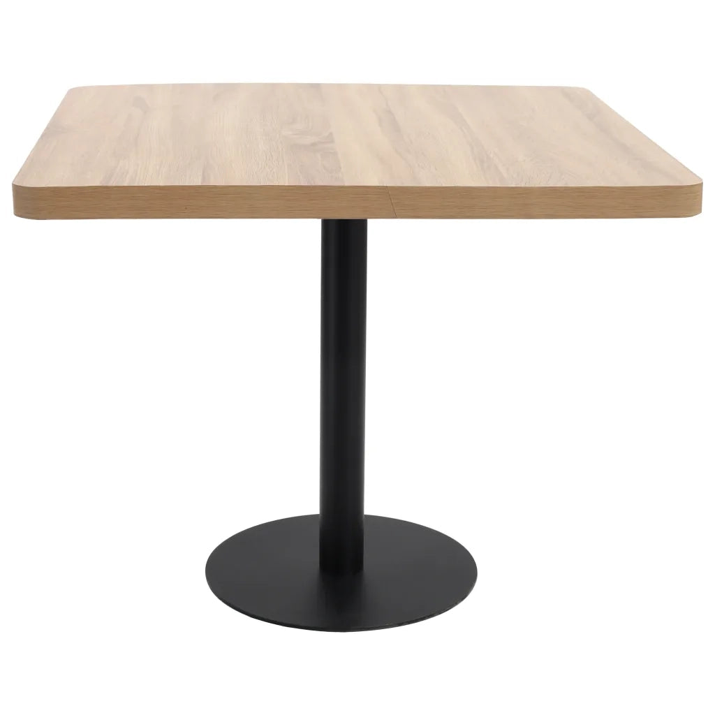 Tavolo da Bistrot Marrone Chiaro 80x80 cm in MDF 286433