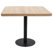 Tavolo da Bistrot Marrone Chiaro 80x80 cm in MDF 286433