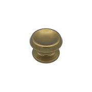 Pomolo fisso per porta SAGUATTI 166/80CB in alluminio bronzo lucido