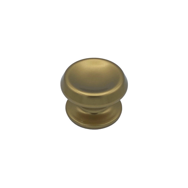 Pomolo fisso per porta SAGUATTI 166/80CB in alluminio bronzo lucido