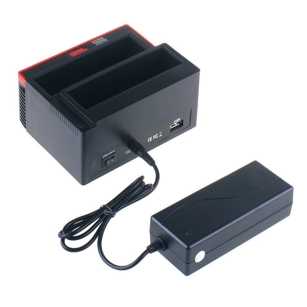 Trade Shop - Docking Station Triplo Triple 3 Hard Disk 3,5 2,5 Doppio Sata 1 Ide Hd Box -