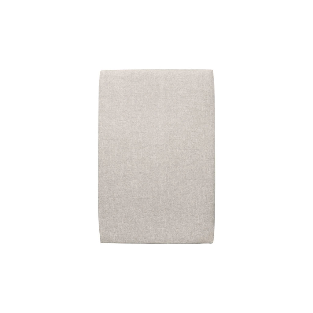 Testiera in tessuto natté beige chiaro liscio L90 cm