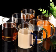 Set di bicchieri in vetro da caffè di alta qualità – set di 6 bicchieri in vetro di lusso