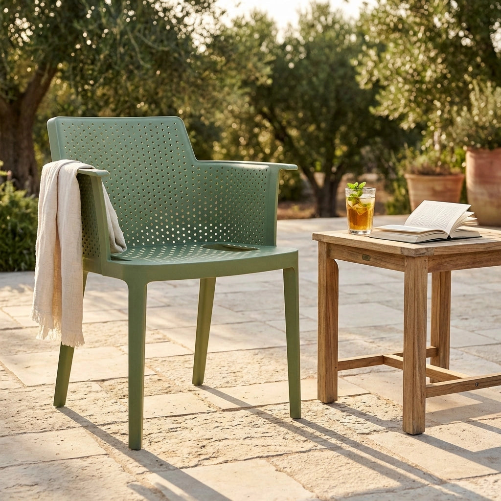 Poltrona da esterno ed interno in Polipropilene cm 60x58x76 5 - KAMALA