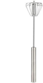 Blender manuale per uova - Manubrio ergonomico - In acciaio inossidabile - Anteversore di latte - Utensili da cucina - Adatto per ...