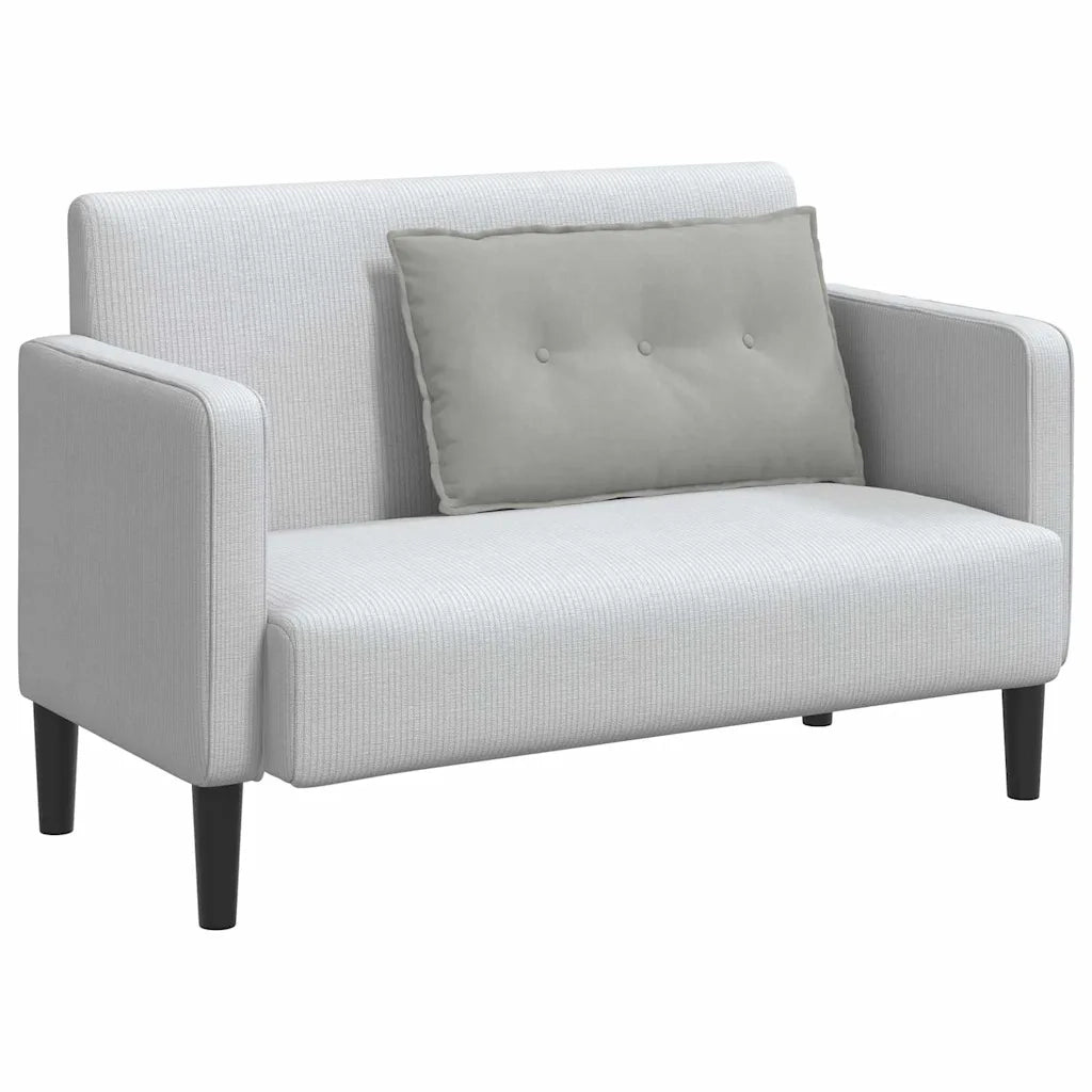Cuscino per Schiena | Cuscino dorsale Grigio chiaro 80 x 50 cm