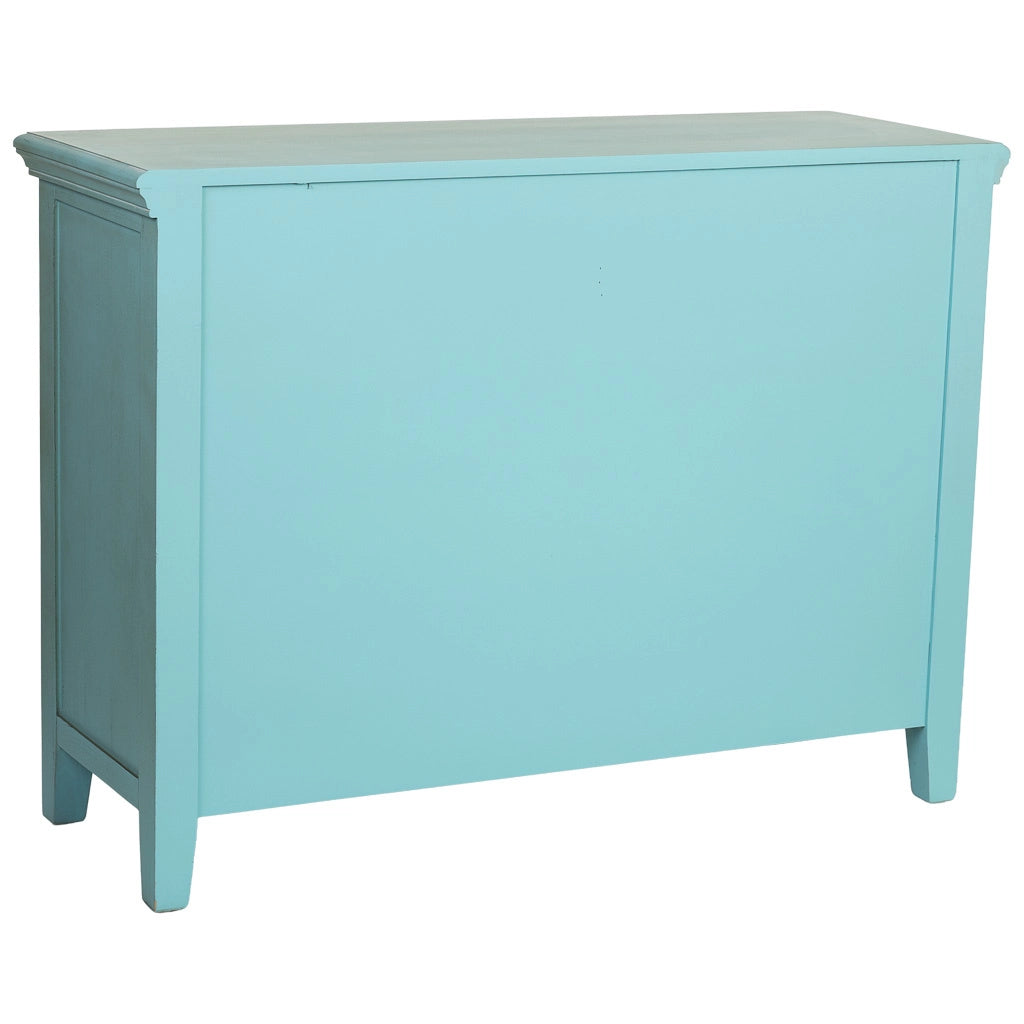 Mobile da ingresso in legno con 2 ante e 2 cassetti 106x38x78,5h cm