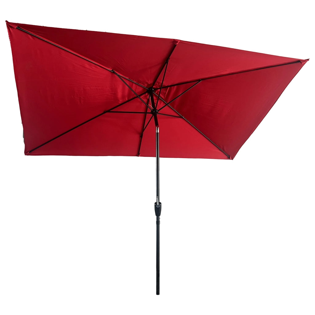 HAPUNAOmbrello rettangolare diritto 2x3m rosso